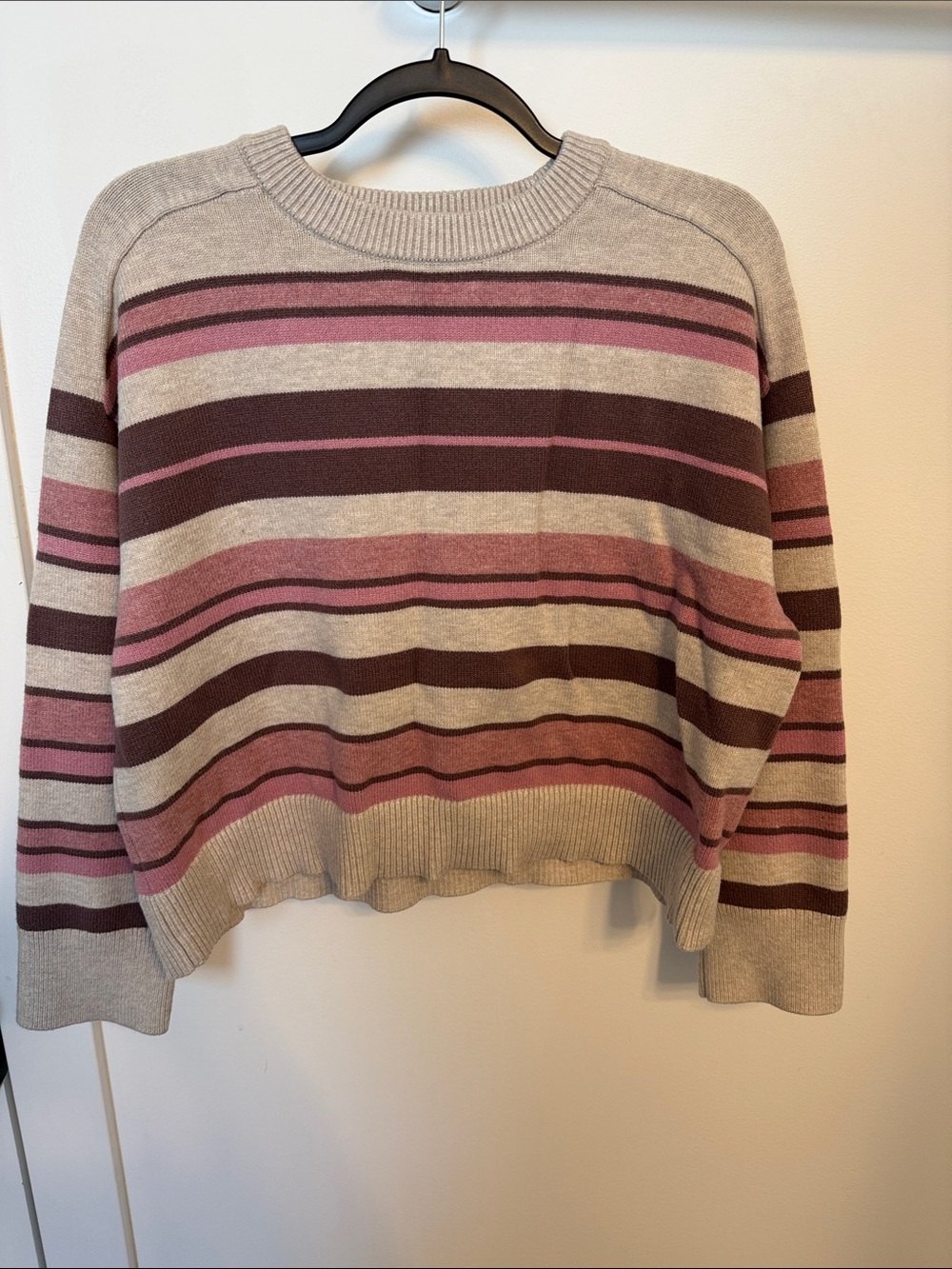 Lou & Grey Striped Oversized Dreamstich Sweater